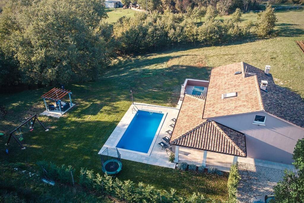 Modern House With Private Pool Villa Zminj Exterior photo